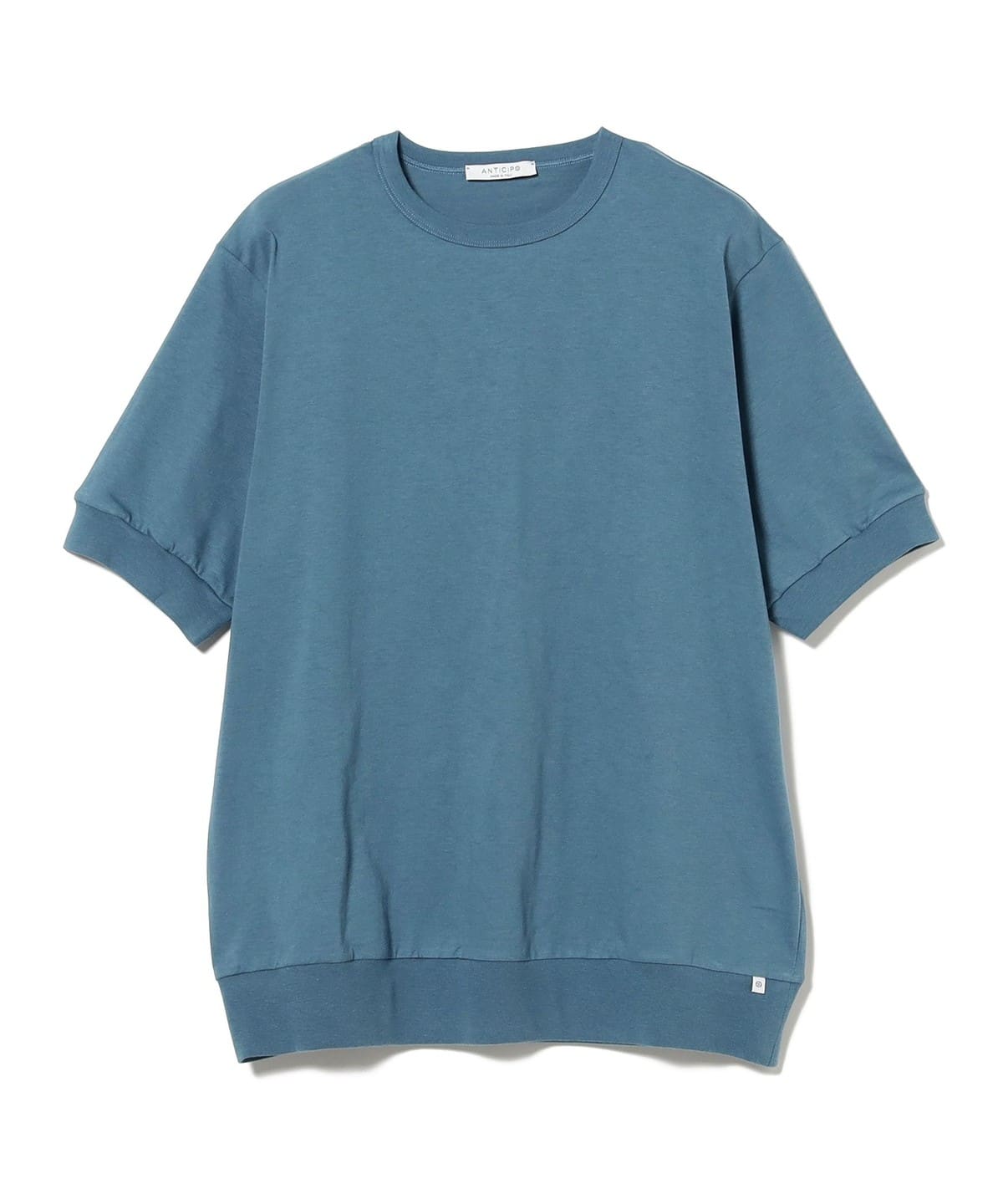ANTICIPO / コットンスムース クルーネック Tシャツ Tシャツ・カットソー MEN SKY BLUE/630 46 ANTICIPO / コットンスムース クルーネック Tシャツ Tシャツ・カットソー MEN SKY BLUE/630 46