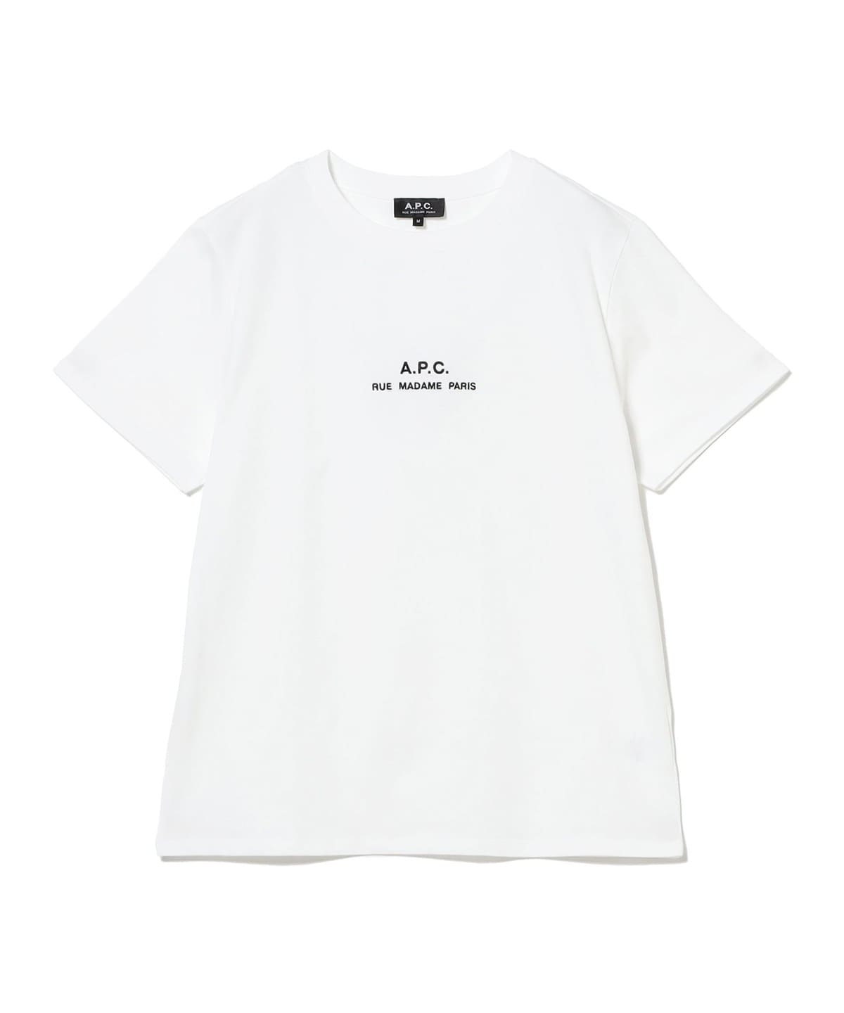 A. P.C. アーペーセー / PETIT RUE MADAME PARIS Tシャツ・カットソー MEN WHITE/90 L A. P.C. アーペーセー / PETIT RUE MADAME PARIS Tシャツ・カットソー MEN WHITE/90 L