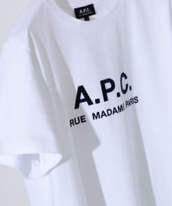 Brilla per il gusto（ブリッラ ペル イル グスト）A.P.C. / RUE MADAME ロゴ刺繍 クルーネック  Tシャツ（Tシャツ・カットソー プリントTシャツ）通販｜BEAMS