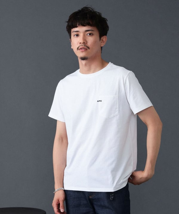 Brilla per il gusto（ブリッラ ペル イル グスト）A.P.C. / コットン クルーネック ポケットTシャツ（Tシャツ・カットソー  Tシャツ）通販｜BEAMS