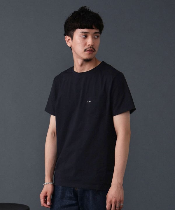 【美品】BEAMS A.P.C. ポケット ロングスリーブ Tシャツ　ロンT BEAMS PLUS / ロングスリーブ ポケット Tシャツ（Tシャツ