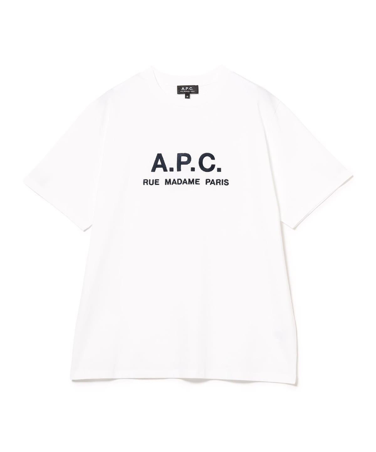 Brilla per il gusto（ブリッラ ペル イル グスト）A.P.C. / RUE MADAME 2.0 ロゴ刺繍 クルーネック Tシャツ（ Tシャツ・カットソー Tシャツ）通販｜BEAMS