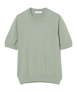 GRAN SASSO / 14ゲージ コットン クルーネック ニット