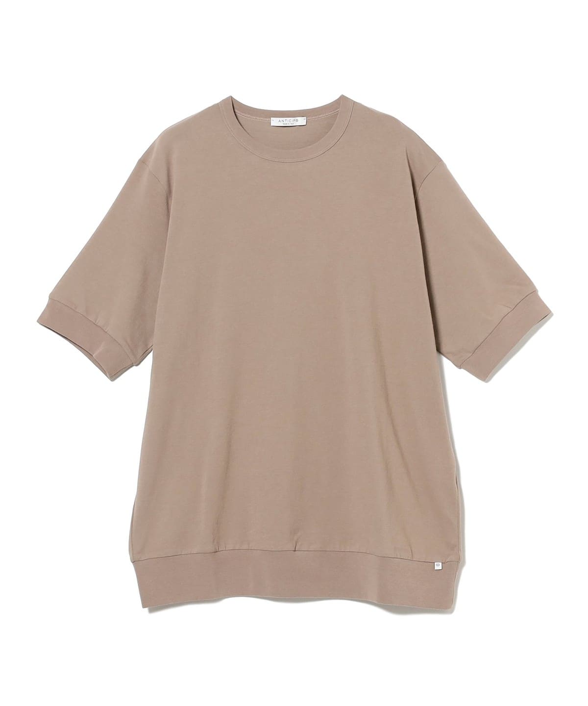 【販売店舗限定】ANTICIPO / コットンスムース クルーネック Tシャツ Tシャツ・カットソー MEN D. BEIGE/130 46 【販売店舗限定】ANTICIPO / コットンスムース クルーネック Tシャツ Tシャツ・カットソー MEN D. BEIGE/130 46