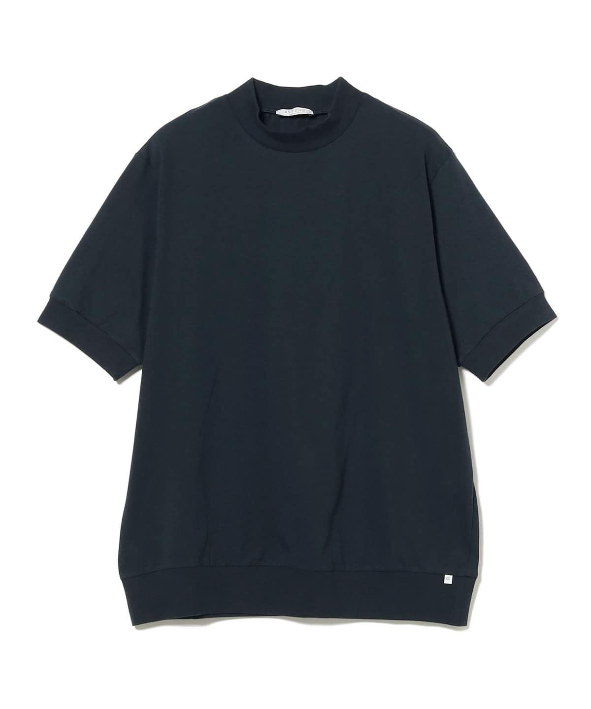 ANTICIPO / コットンスムース ハイネック Tシャツ Tシャツ・カットソー MEN NAVY/670 46 ANTICIPO / コットンスムース ハイネック Tシャツ Tシャツ・カットソー MEN NAVY/670 46