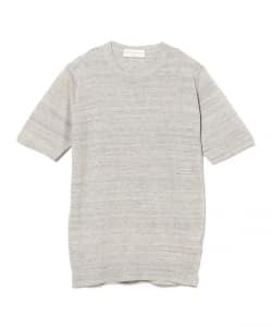 FILIPPO DE LAURENTIIS / コットンリネン クルーネック Tシャツ