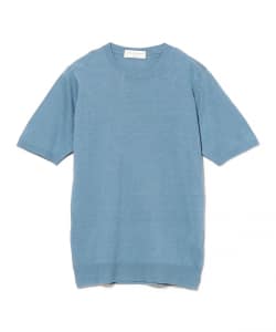 FILIPPO DE LAURENTIIS / コットンリネン クルーネック Tシャツ