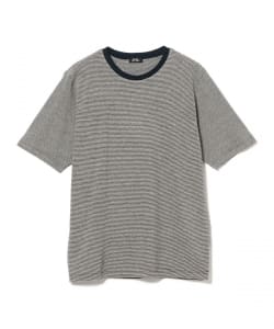 コットンヘンプ ミニボーダー Tシャツ