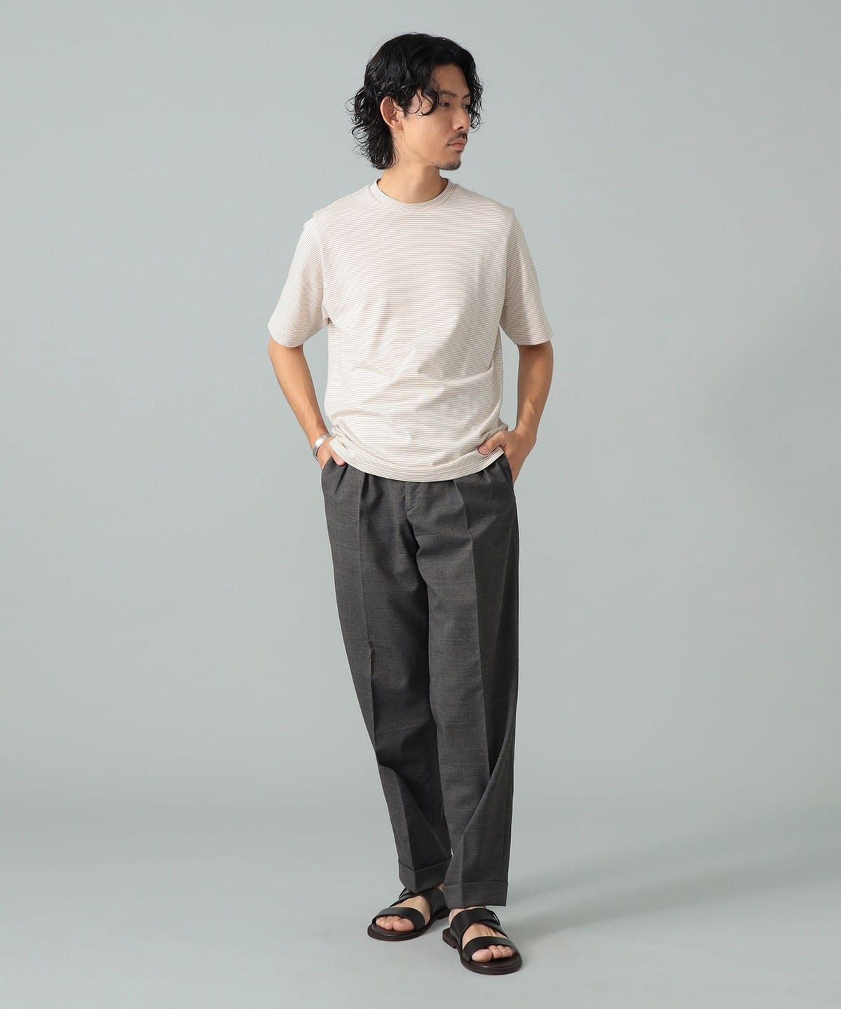 AUBERGE Brilla per il gusto 別注ボーダーTシャツ AUBERGE × Brilla per il gusto / ボーダー Tシャツ（Tシャツ