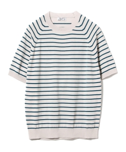 ▲S.Moritz / レトロボーダー Tシャツ