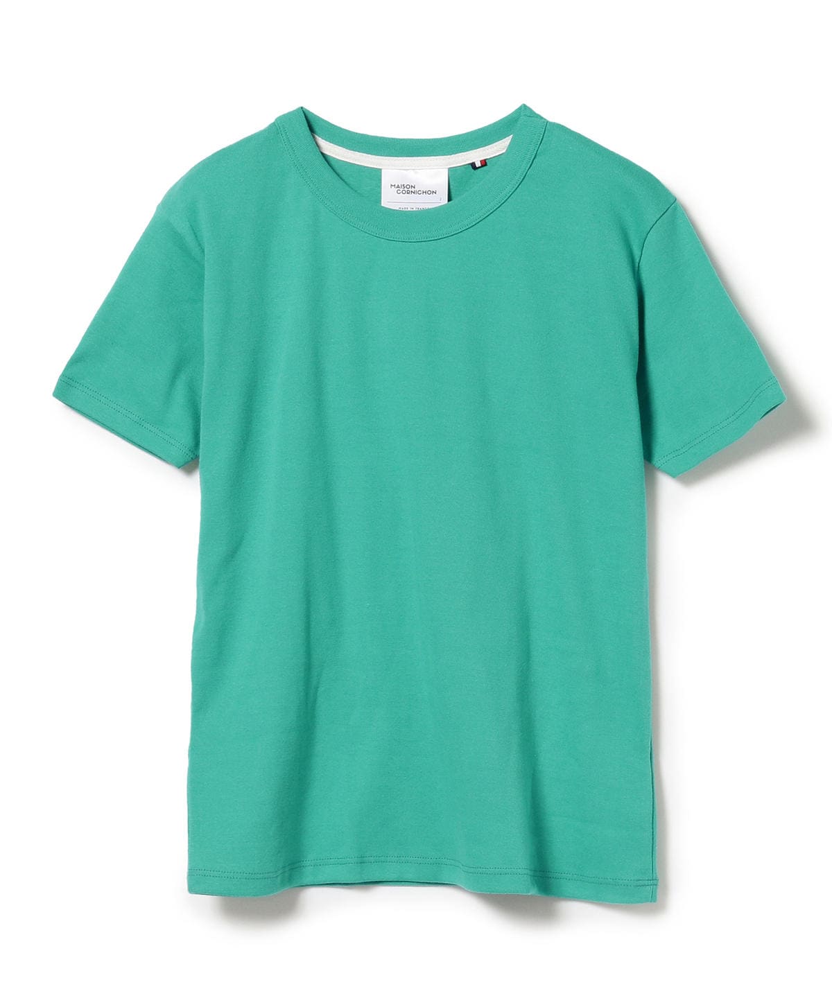 【別注】MAISON CORNICHON メゾン コルニション / クルーネック Tシャツ Tシャツ・カットソー MEN TURQUOISE 1 【別注】MAISON CORNICHON メゾン コルニション / クルーネック Tシャツ Tシャツ・カットソー MEN TURQUOISE 1