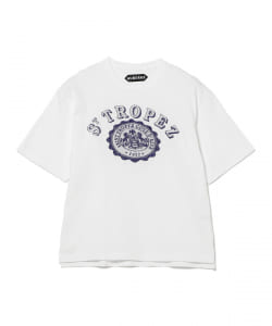 AUBERGE / ST TROPEZ ロゴ刺繍 Tシャツ