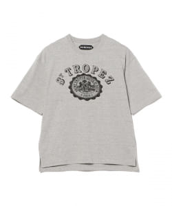 AUBERGE / ST TROPEZ ロゴ刺繍 Tシャツ