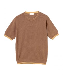 ROBERTO COLLINA / ピケ クルーネック カットソー