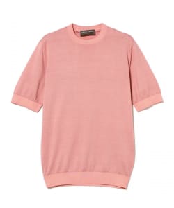 FILIPPO DE LAURENTIIS / コットン ガーメントダイ ニット Tシャツ