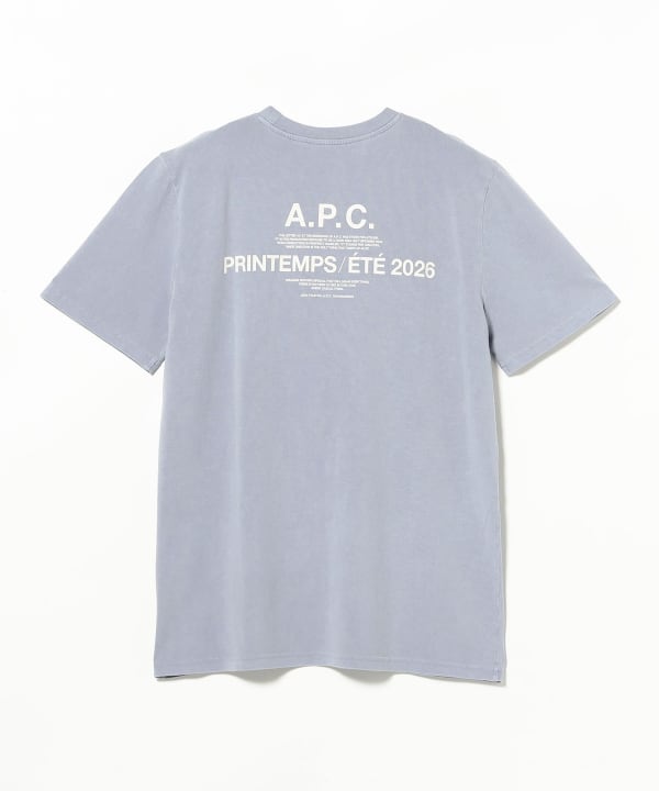 A.P.C. / PRINTEMPS 26 バックプリント Tシャツ