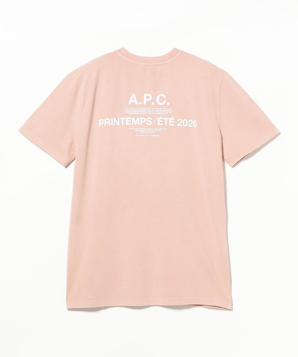 A.P.C. / PRINTEMPS 26 バックプリント Tシャツ