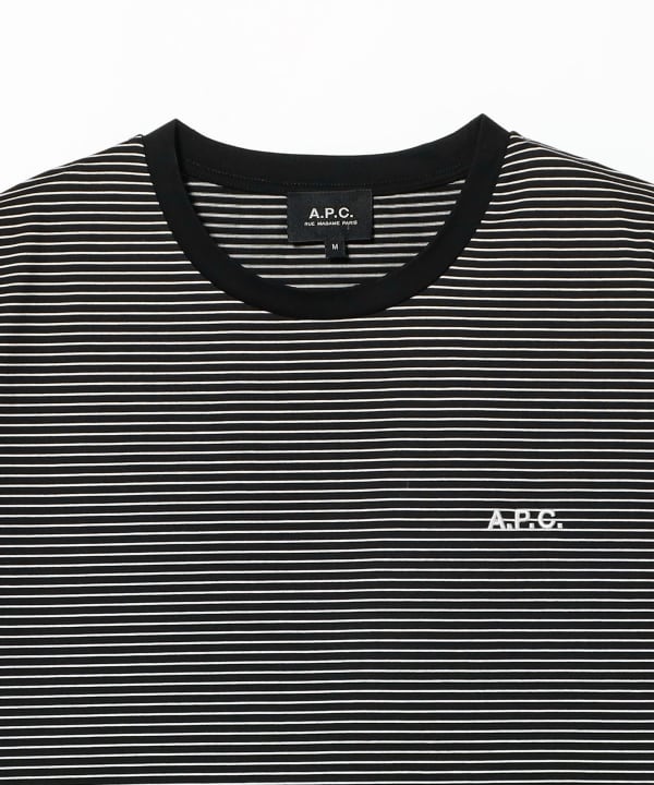 A.P.C. / コットン ボーダー Tシャツ