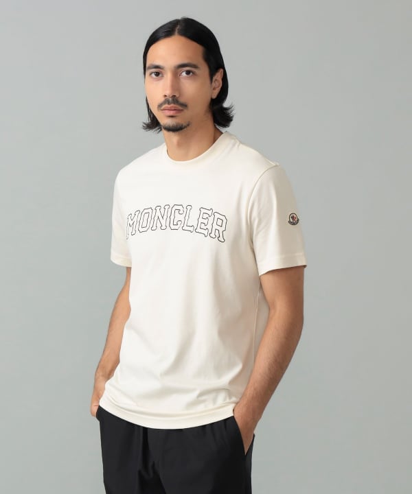 MONCLER / ロゴ Tシャツ Model：H181cm　Size：L