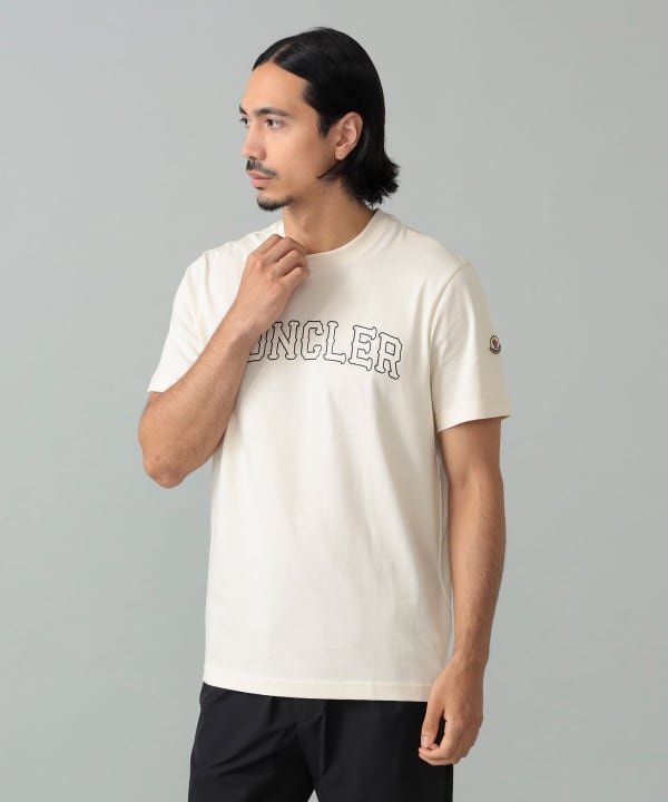 MONCLER / ロゴ Tシャツ Model：H181cm　Size：L