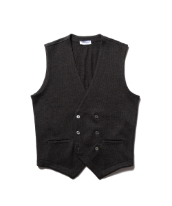￥▲GRAN SASSO / 別注 ニットダブルジレ