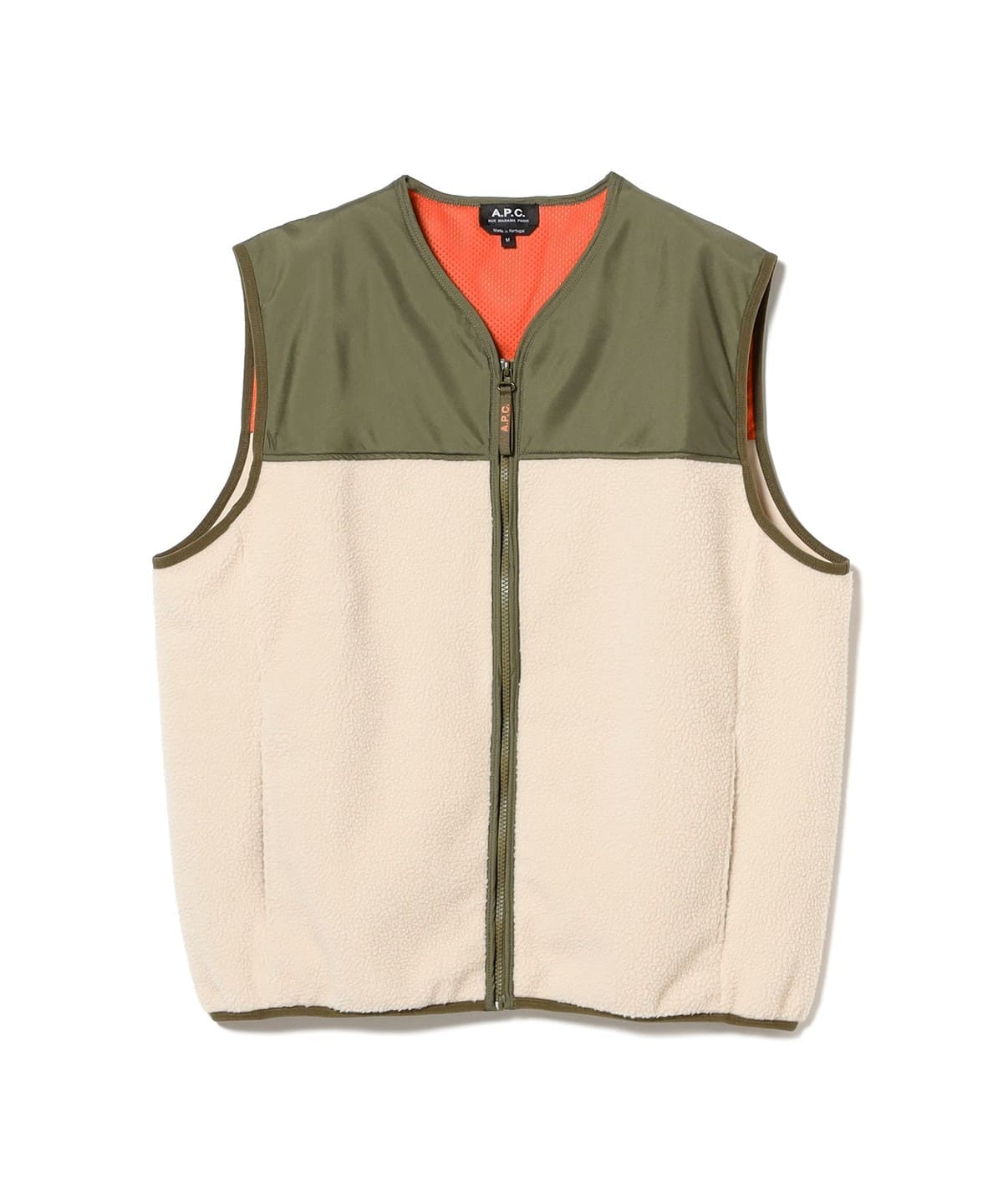 A. P.C. アーペーセー / MARTY ベスト ブルゾン MEN OLIVE/91 M A. P.C. アーペーセー / MARTY ベスト ブルゾン MEN OLIVE/91 M