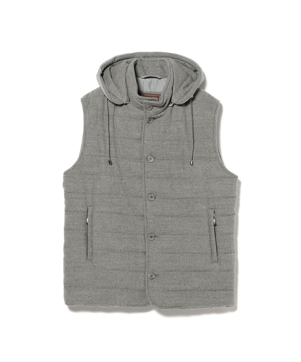 Doriani / ウール ボタンベスト トップス MEN GREY/45 50