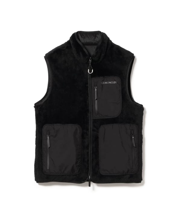 MONCLER / リバーシブル フリース ダウンベスト