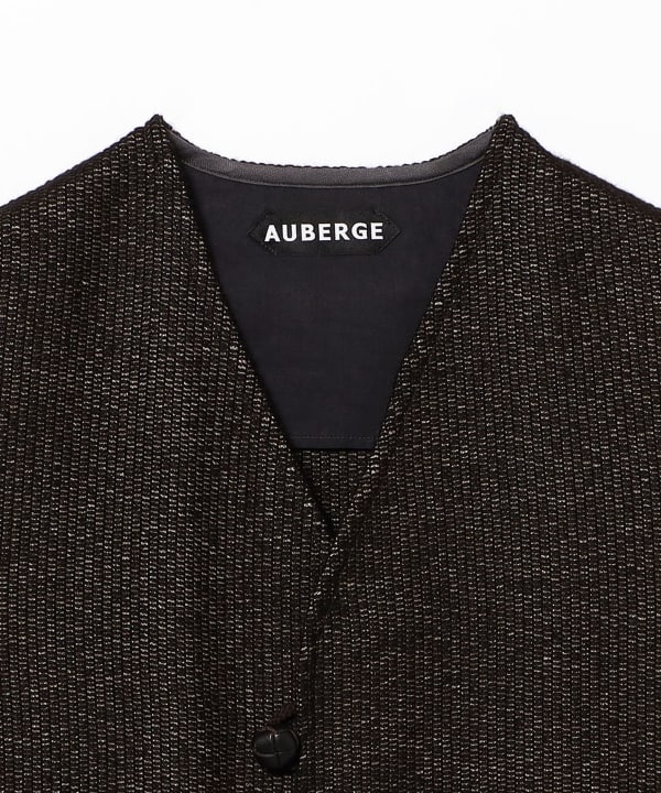 AUBERGE / ブラック アルパカ ベスト