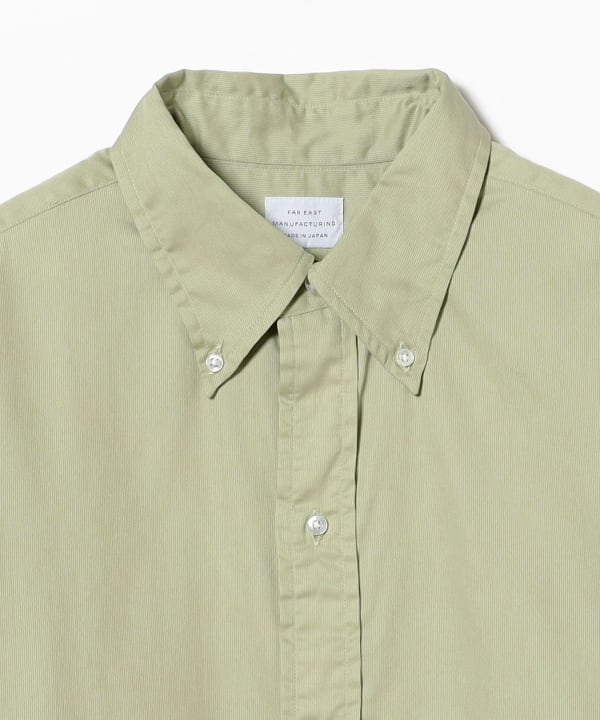 FAR EAST MANUFACTURING / コットンピケ モスカラー ボタンダウンシャツ