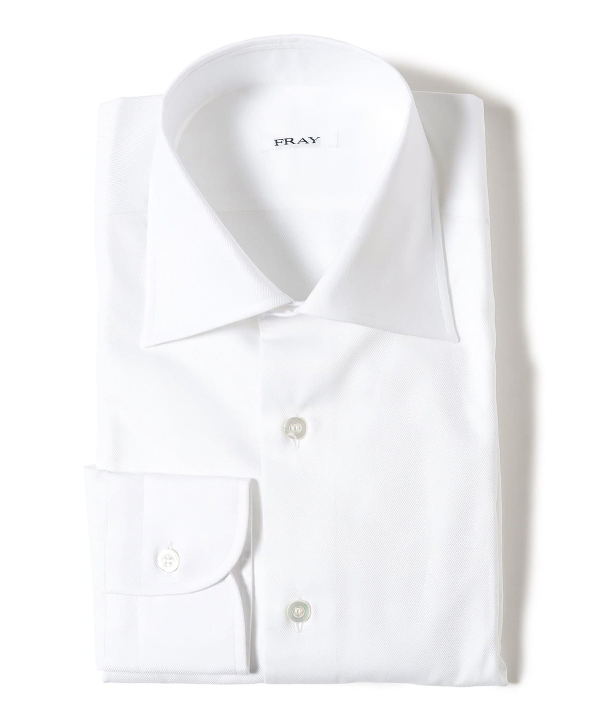 FRAY フライ / UGO ツイル セミワイドカラーシャツ シャツ・ブラウス MEN WHITE/1 38 FRAY フライ / UGO ツイル セミワイドカラーシャツ シャツ・ブラウス MEN WHITE/1 38