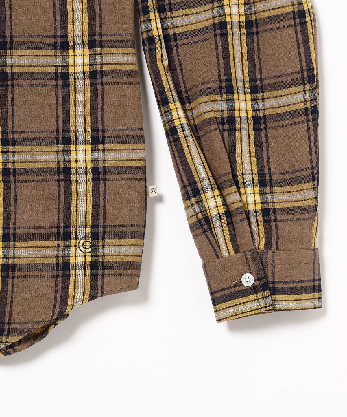 【LT.BROWN】COLONY CLOTHING * Brilla per il gusto / 別注 コットンリネン チェック プールサイド シャツ Brilla per il gusto（ブリッラ ペル イル グスト）【別注】COLONY