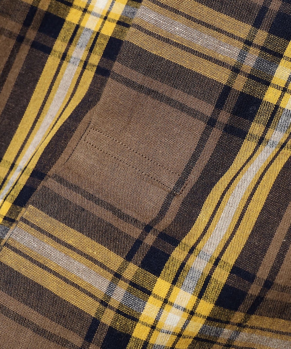 【LT.BROWN】COLONY CLOTHING * Brilla per il gusto / 別注 コットンリネン チェック プールサイド シャツ Brilla per il gusto（ブリッラ ペル イル グスト）【別注】COLONY