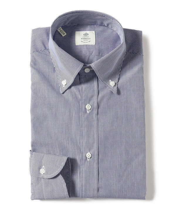 LUIGI BORRELLI / ACHILE ロンドンストライプ柄シャツ LUIGI
