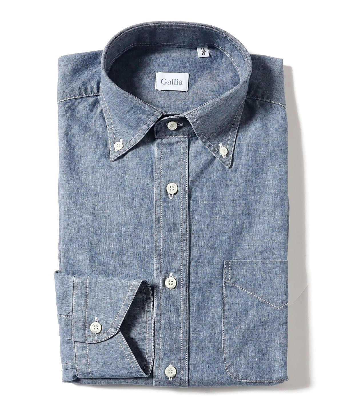 【別注】GALLIA / シャンブレー ボタンダウンシャツ シャツ・ブラウス MEN NAVY/02 41 【別注】GALLIA / シャンブレー ボタンダウンシャツ シャツ・ブラウス MEN NAVY/02 41