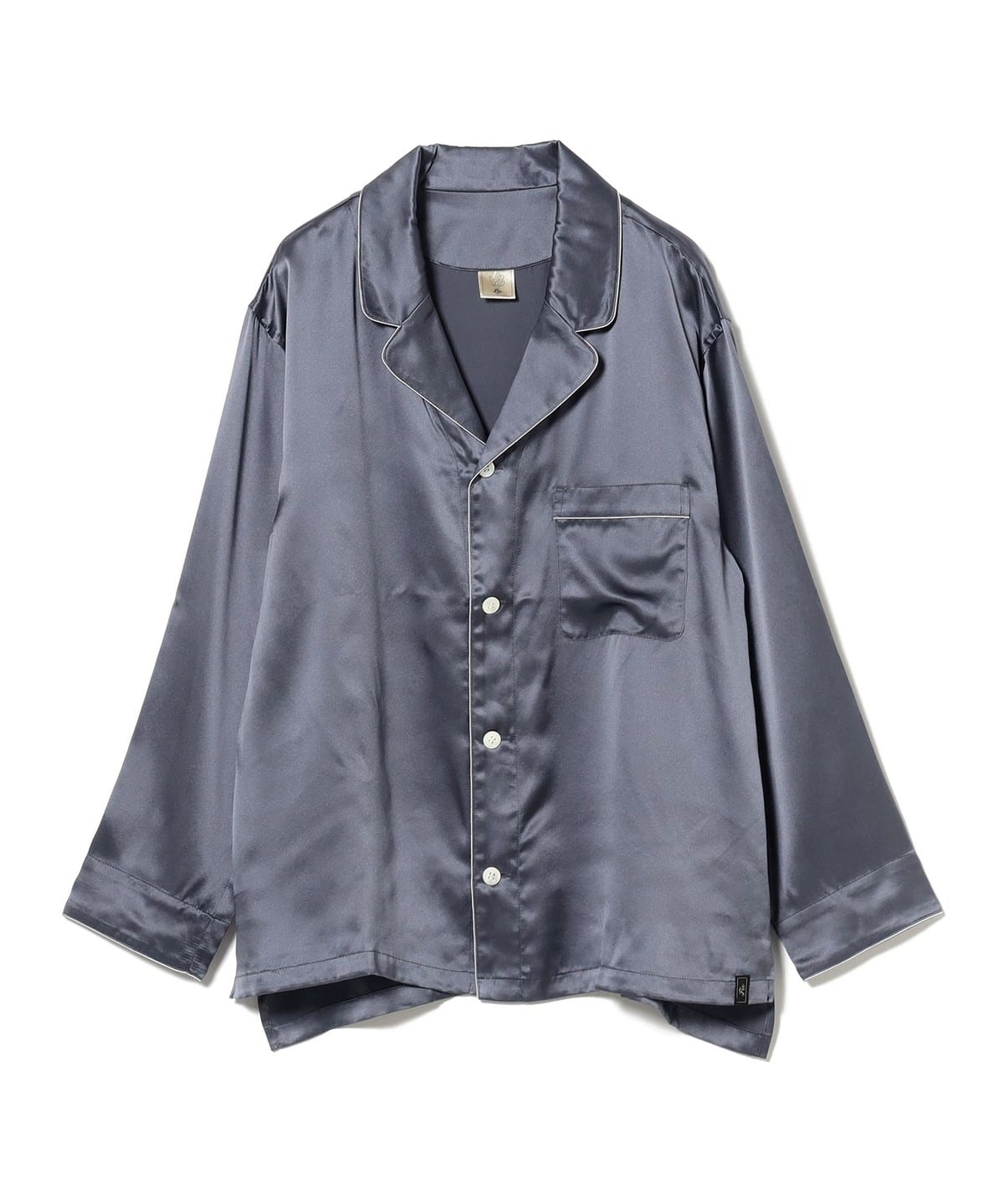 Foo Tokyo / シルク ソリッド パジャマシャツ アンダーウェア・着物 MEN CHARCOAL. G LL Foo Tokyo / シルク ソリッド パジャマシャツ アンダーウェア・着物 MEN CHARCOAL. G LL
