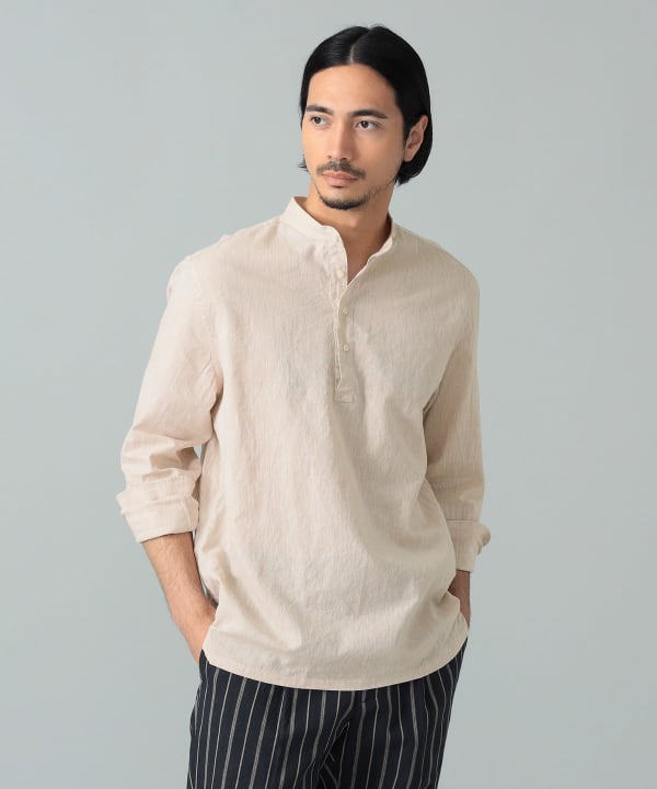 GUY ROVER ダークブラウン リネンシャツ M BEAMS購入 GUY ROVER ダークブラウン リネンシャツ M BEAMS購入 - メルカリ