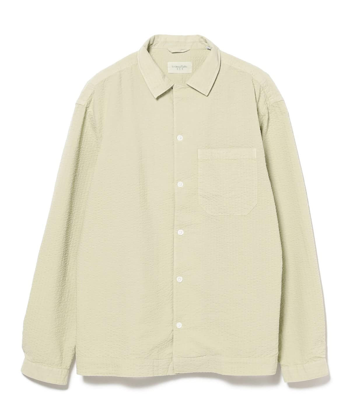 【別注】TINTORIA MATTEI ティントリアマッティ / シアサッカー シャツブルゾン シャツ・ブラウス MEN LT. OLIVE/AT5 S 【別注】TINTORIA MATTEI ティントリアマッティ / シアサッカー シャツブルゾン シャツ・ブラウス MEN LT. OLIVE/AT5 S