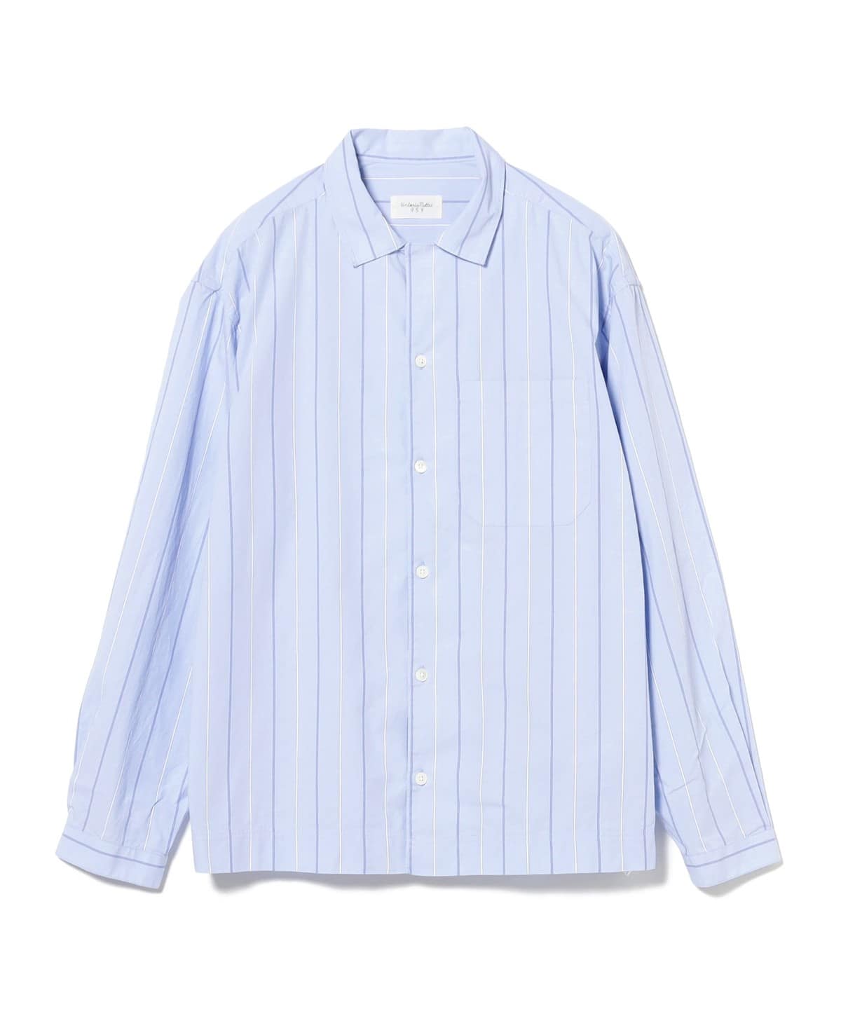 【別注】TINTORIA MATTEI ティントリアマッティ / オルタネイトストライプ シャツブルゾン シャツ・ブラウス MEN SAX/RB3 S 【別注】TINTORIA MATTEI ティントリアマッティ / オルタネイトストライプ シャツブルゾン シャツ・ブラウス MEN SAX/RB3 S