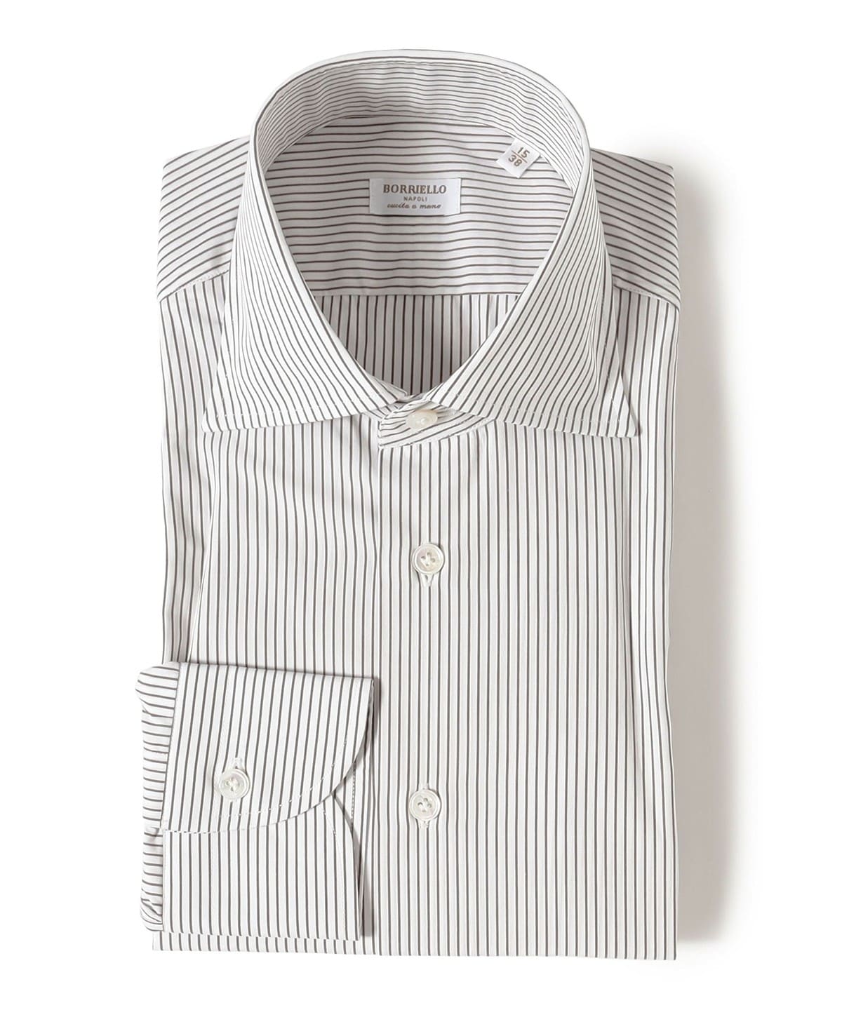 超美品【BORRIELLO】ドレスシャツ Brilla per il gusto（ブリッラ ペル イル グスト）【別注】Borriello