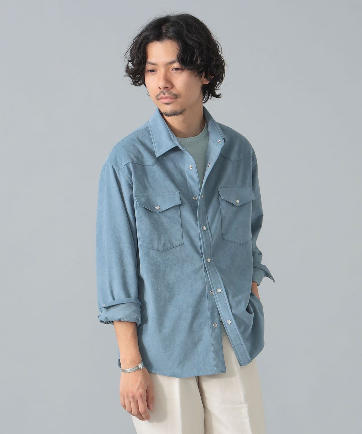 コロニークロージング　colony clothing　ビームス　スエード シャツ 今買いシャツはこれです‼︎｜ビームス 福岡｜BEAMS