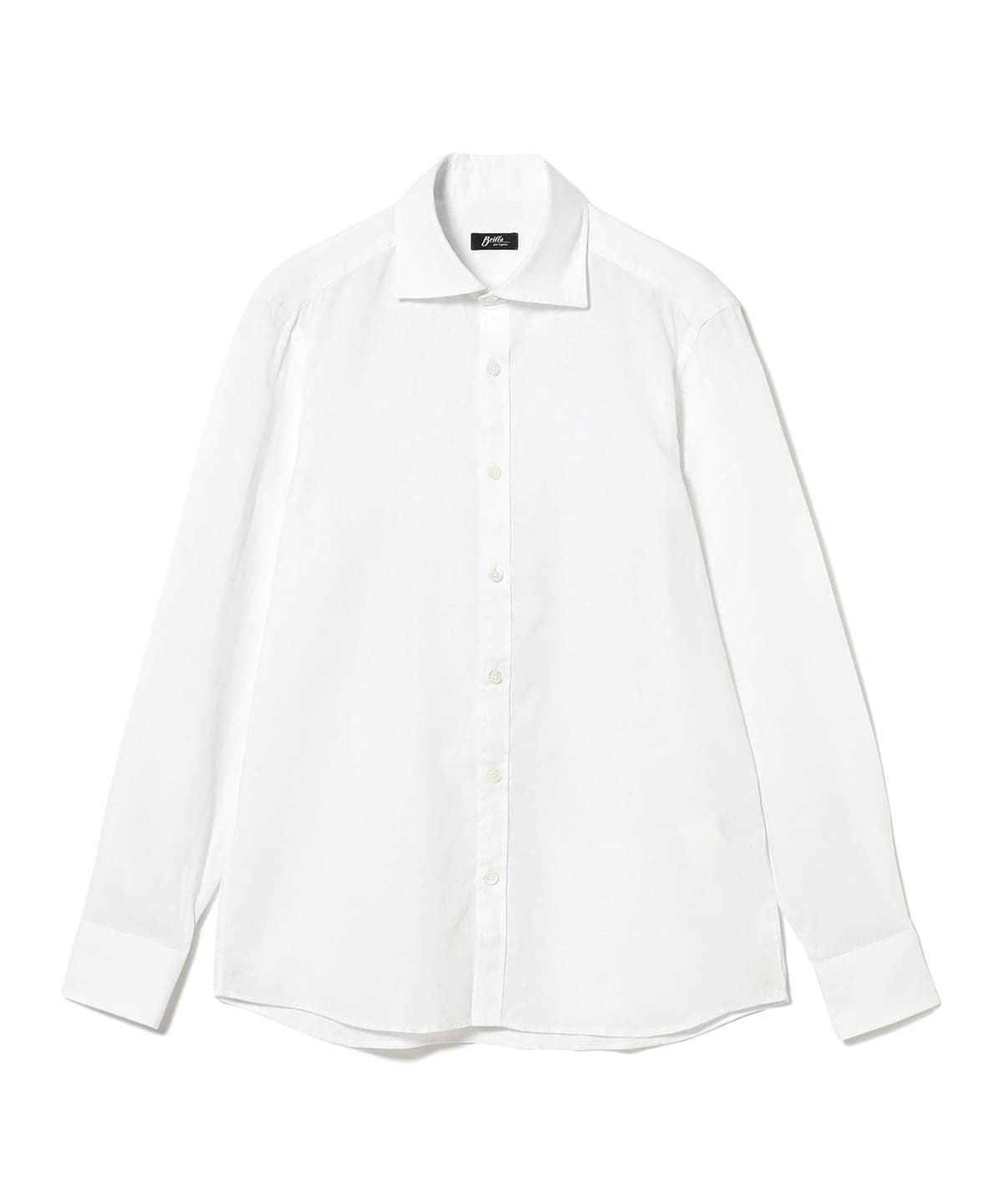 リネンコットン ワイドカラーシャツ シャツ・ブラウス MEN WHITE/0001 M リネンコットン ワイドカラーシャツ シャツ・ブラウス MEN WHITE/0001 M
