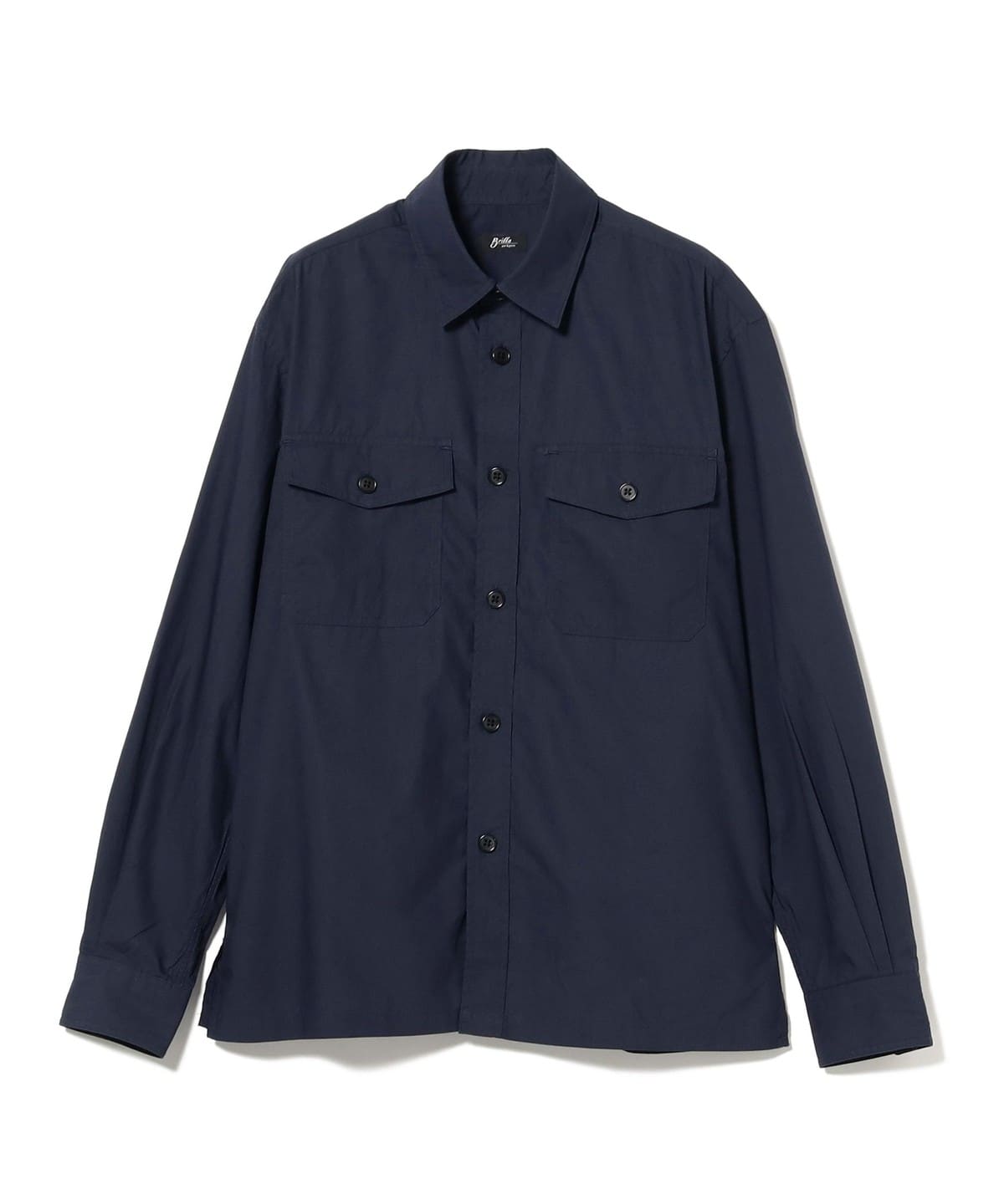 コットンタイプライター ダブルポケット オーバーシャツ シャツ・ブラウス MEN NAVY S コットンタイプライター ダブルポケット オーバーシャツ シャツ・ブラウス MEN NAVY S
