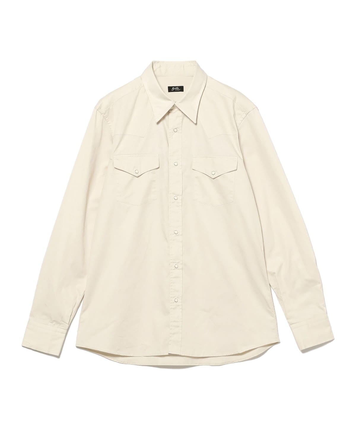 コットンツイル ウエスタンシャツ シャツ・ブラウス MEN BEIGE XL コットンツイル ウエスタンシャツ シャツ・ブラウス MEN BEIGE XL