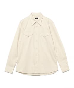 コットンツイル ウエスタンシャツ