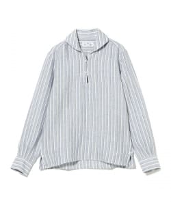 Massimo d’Augusto / ALAMARI リネン ストライプ カプリシャツ