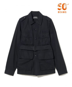 【別注】AUBERGE / コットン タイプライター サファリジャケット