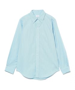 FAR EAST MANUFACTURING / コットン アクアカラー マイクロギンガムチェック ボタンダウンシャツ
