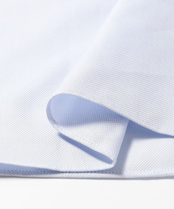 Cotton light blue button-down shirt