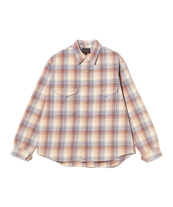 PENDLETON / オンブレチェック CPO シャツ